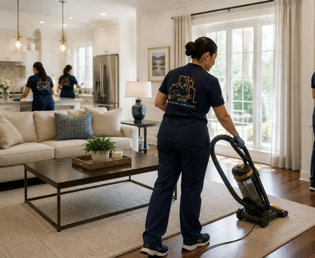 DomesticAide professional cleaning team in Connecticut